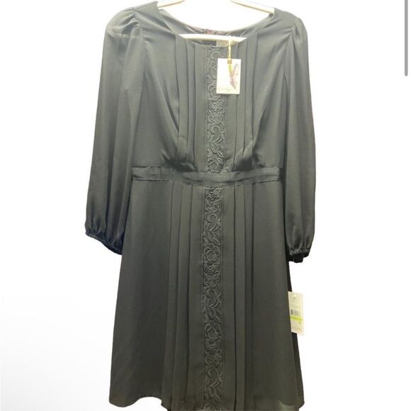 NWT Jessica Simpson Black Elegant Dress Size 4 - Picture 7 of 16